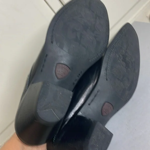 ARIAT Women’s slide Mules Black Turquoise Leather Upper SIZE 7B - Picture 9 of 11